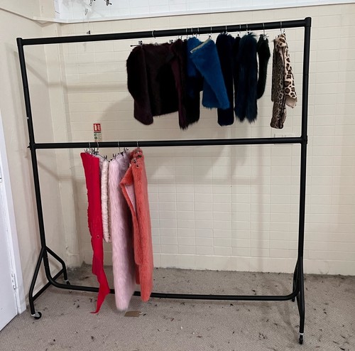 Clothes rails two tier - rails,two, heavy