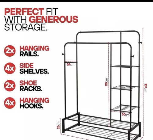 Heavy duty clothes rail - heavy,