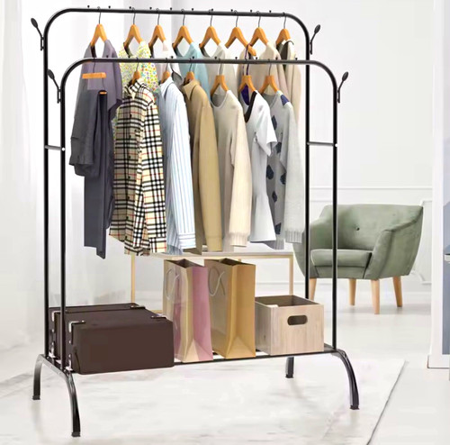 Heavy duty clothes - clothes, rail,