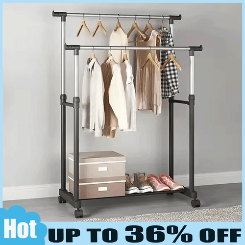 Heavy duty metal double rail - duty,