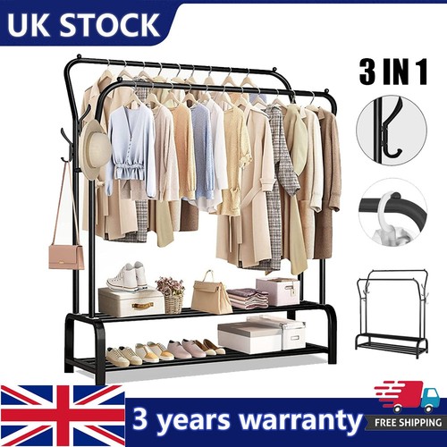 Double clothes rail hanging - rail,