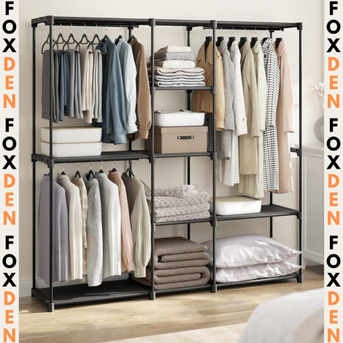 Industrial open wardrobe - industrial,