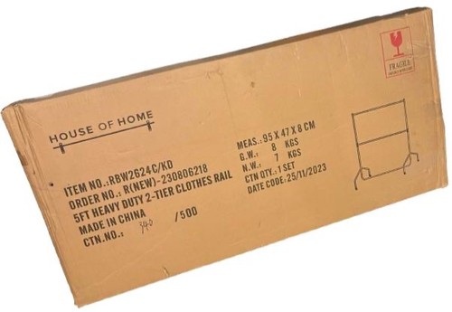Clothes rail heavy duty house - duty.,
