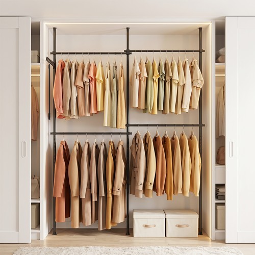 Clothes rail floor - clothes, to