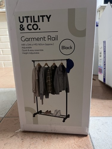 Utility black garment - &,