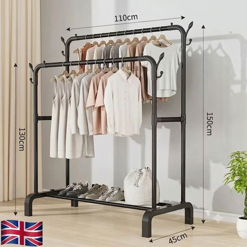 Heavy duty metal double rail - heavy,