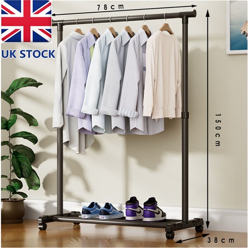 Metal clothes rail - clothes,