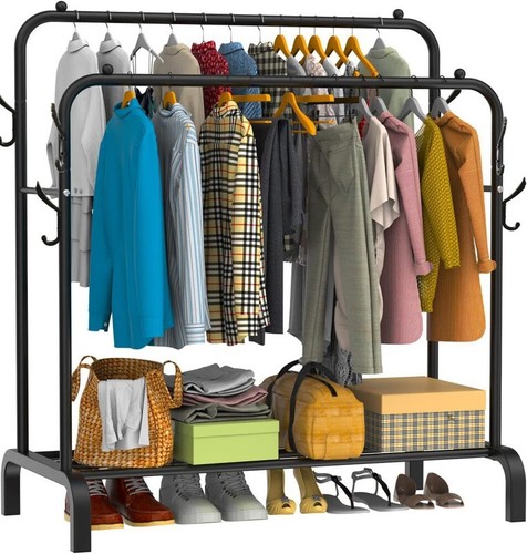 Metal double rail - double, clothes