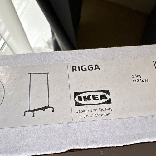 Ikea rigga clothes rail - clothes, for