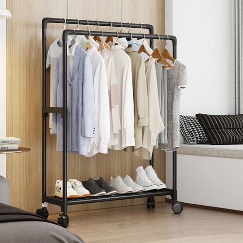 Heavy duty double - clothes, rail