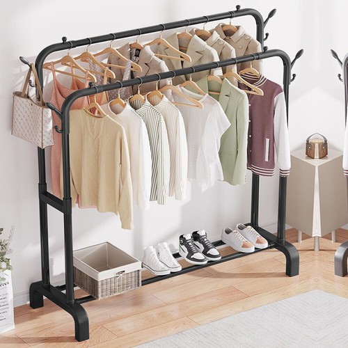 Heavy duty double clothes rail - clothes,
