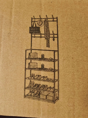Shoe rack storage unit with - shoe,