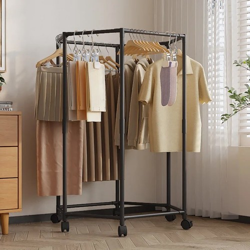 Rolling garment rack without - rack,
